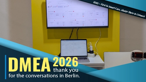 HMS at DMEA 2026: Contactless Fall Prevention & Bedside Monitoring for Safer Care