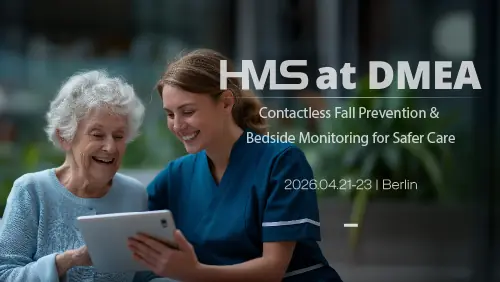 HMS at DMEA 2026: Contactless Fall Prevention & Bedside Monitoring for Safer Care