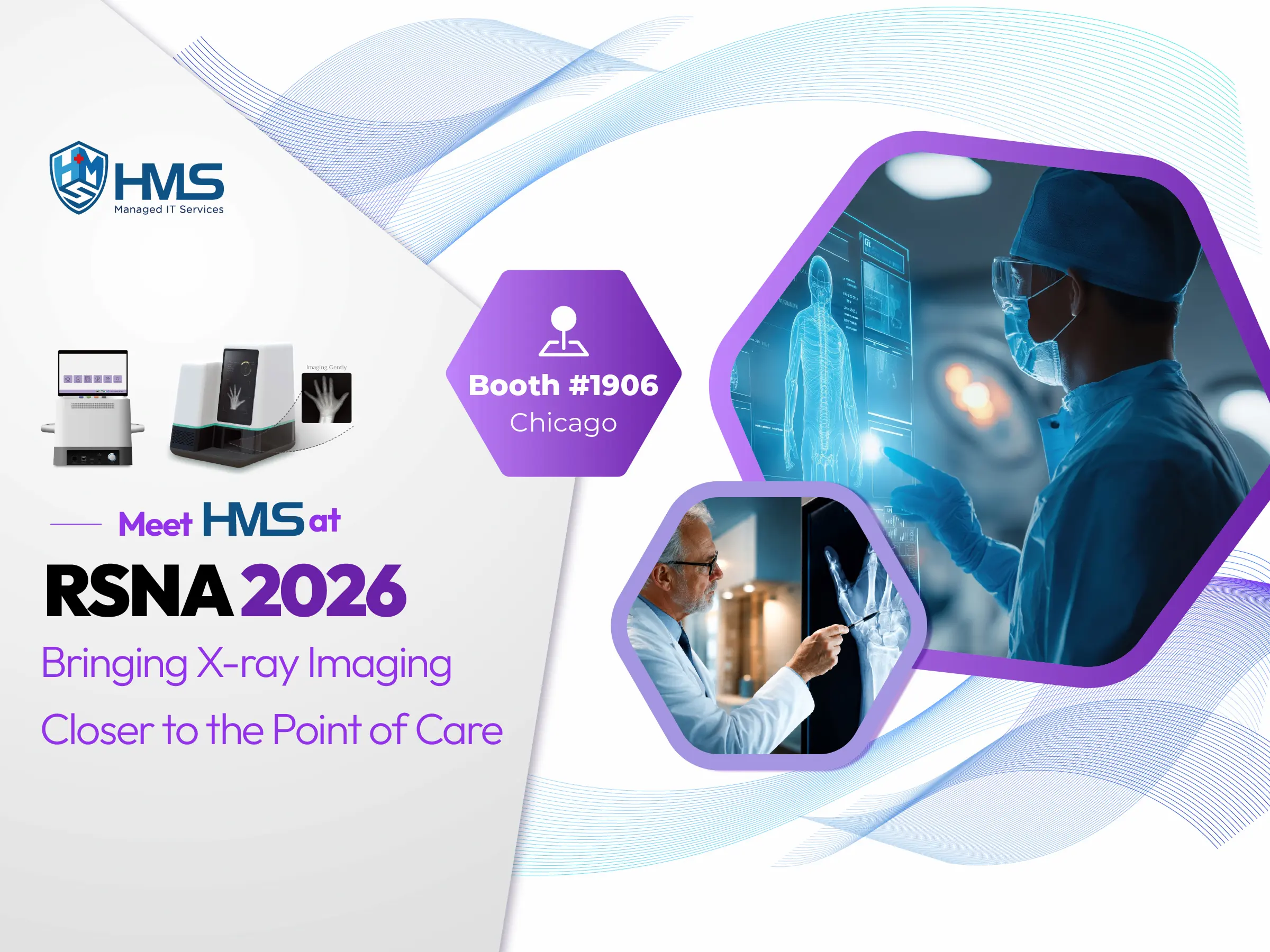 HMS at RSNA 2026 | Compact & Portable X-ray Imaging for Flexible Clinical Care
